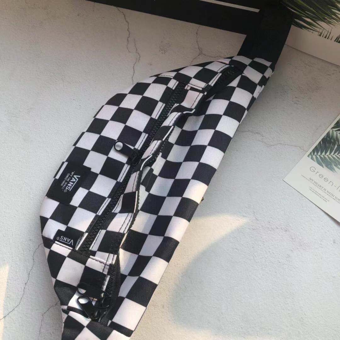 Fashion wild checkerboard couple shoulder bag crossbody bag