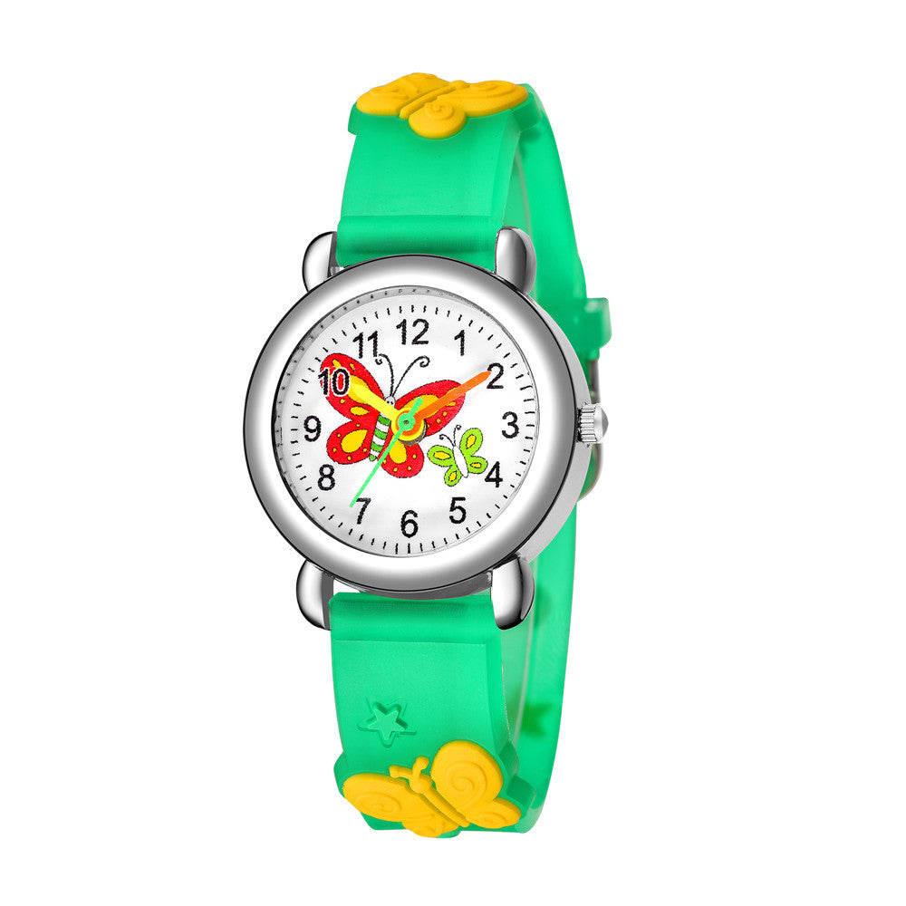 Children's Watch Cute Butterfly Pattern Quartz Watch