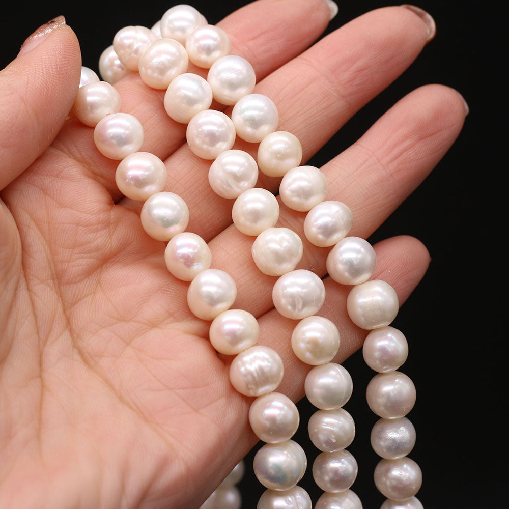 Natural Freshwater Pearl Punch Bead String