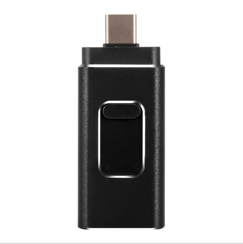 Compatible with Apple , Mobile Phone U Disk Dual-Use Four-In-One Otg Metal U Disk