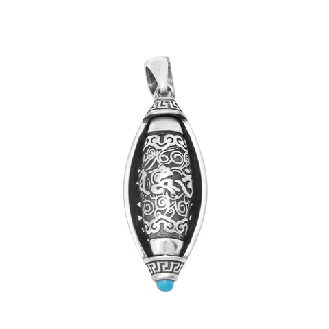 Sterling Silver Six-character Truth Pendant