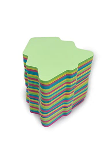 GUMTAPE Sticky Notes 76 mm x 76mm, 100 Sheets/Pad, Rainbow MixColor Sticky Notes 11500. Cute Mixed Colour for Office/Home/Kitchen/Baking/School