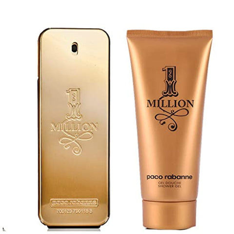 Paco Rabanne 1 Million Eau De Toilette 100ml & Shower Gel 100ml Gift Set