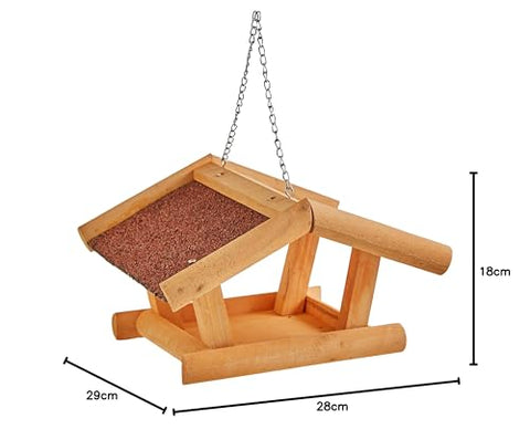 Kerbl Bird Feeding House Nature, 29 x 28 x 18 cm