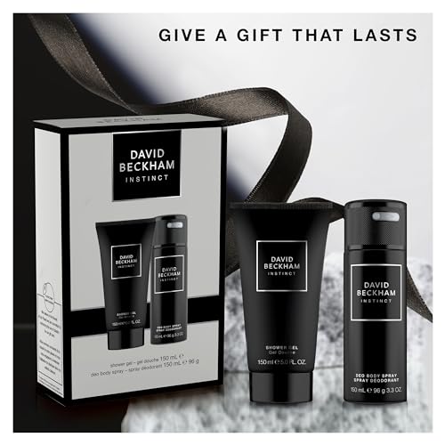 David Beckham Instinct Christmas Giftset For Him, 30ml Eau De Toilette & 150ml Deo Spray