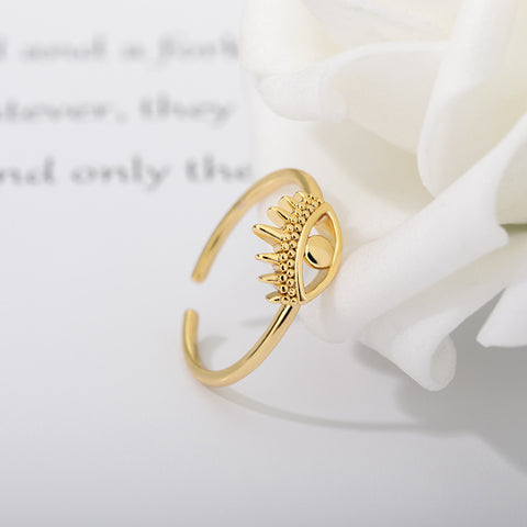 Women's Fashion Hollowed-out Eye Ring