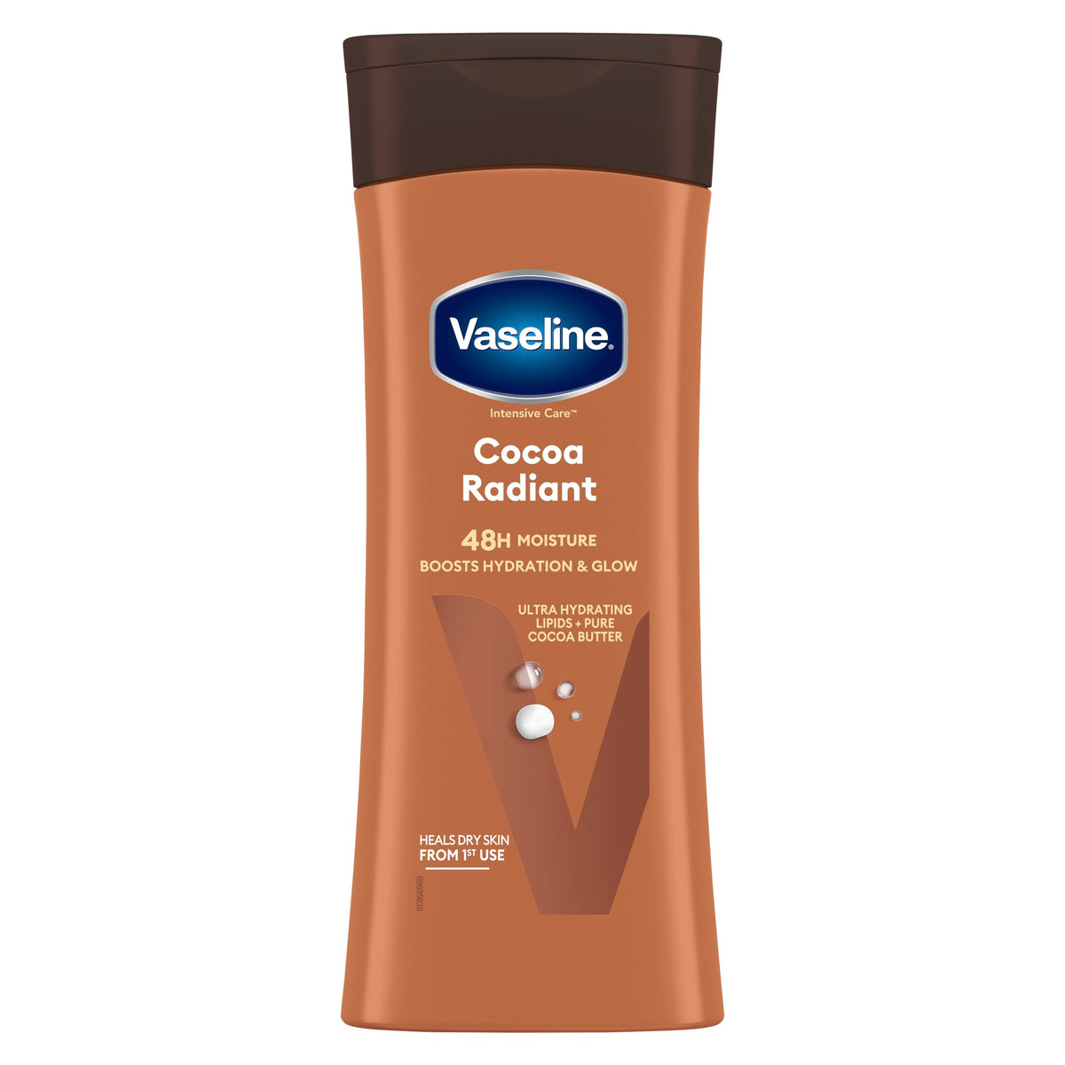 Vaseline Intensive Care Cocoa Radiant Body Lotion 100% cocoa butter for dry skin 400 ml