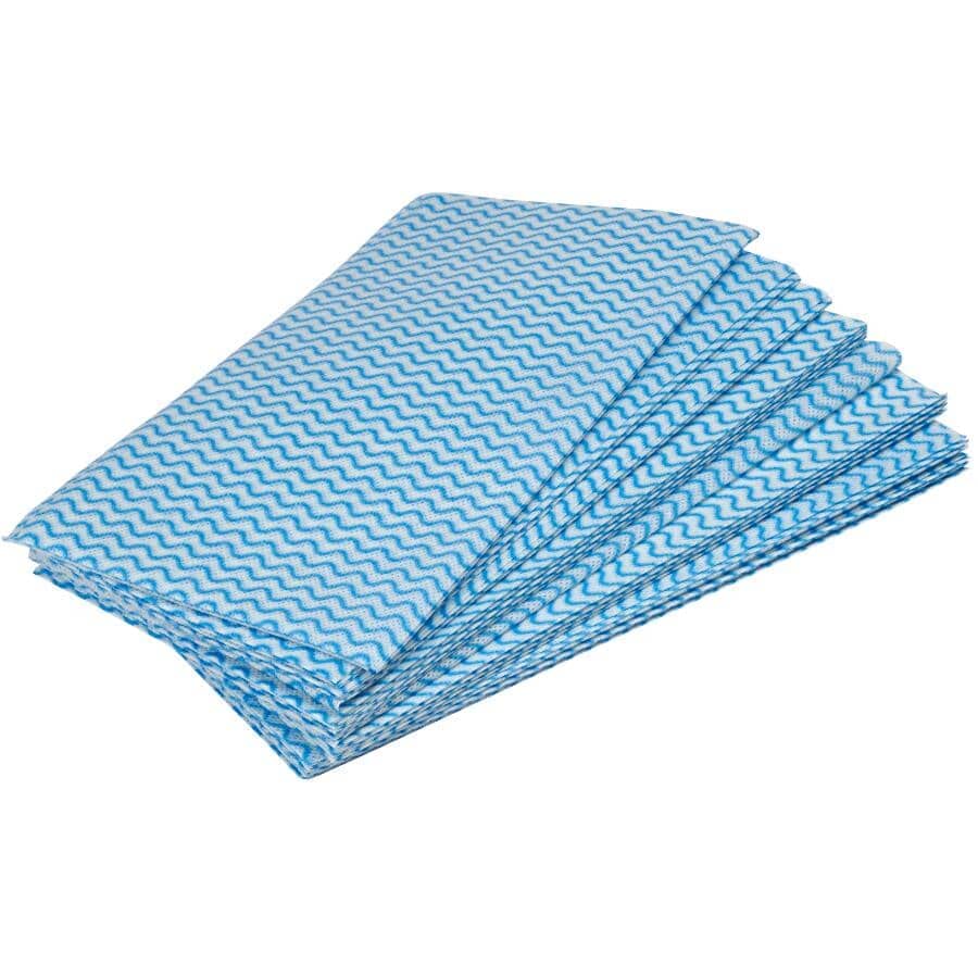 GUMTAPE All Purpose Disposable Cloths to Clean Surfaces | Blue Cloths | for Kitchen, Bathroom, Window | Soft, Strong, Highly Absorbent (KINGFISHER) 3 Pack of 20 (60 Pcs)