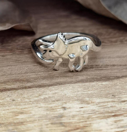 Cute Dinosaur Shape Jewelry For Women Fashion Ring