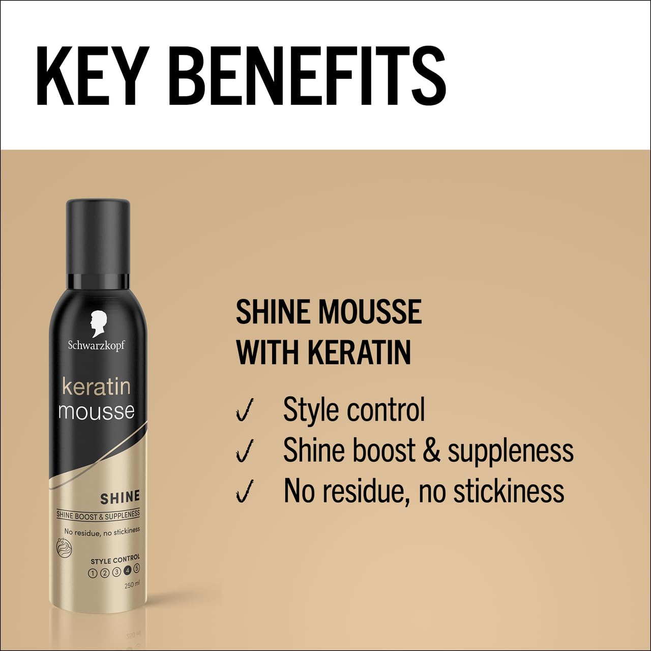 Schwarzkopf Styling Keratin Hair Mousse