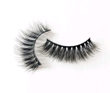 3 pairs of handmade A02 false eyelashes black stems natural slim realistic false eyelashes clustered