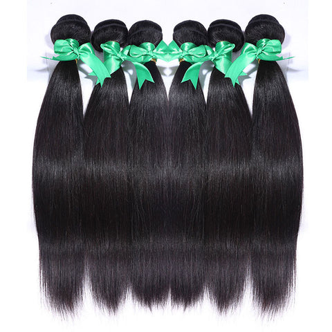Indian Hair Straight Natural Color Real Hair Weave