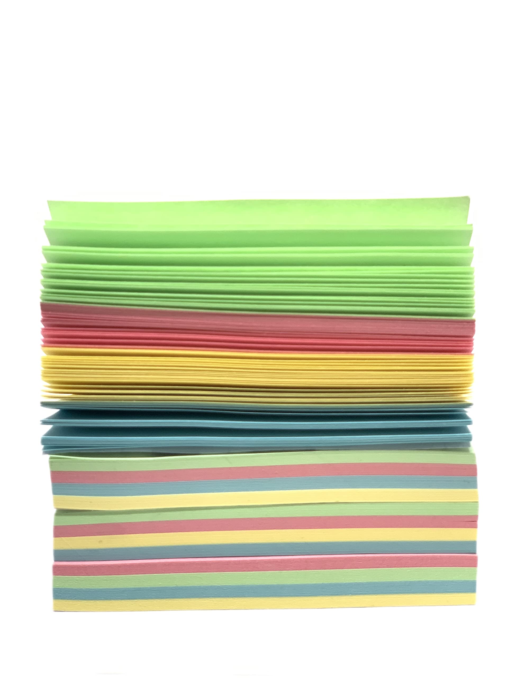 GUMTAPE Sticky Notes 76 mm x 76mm, 100 Sheets/Pad, Rainbow MixColor Sticky Notes 11500. Cute Mixed Colour for Office/Home/Kitchen/Baking/School