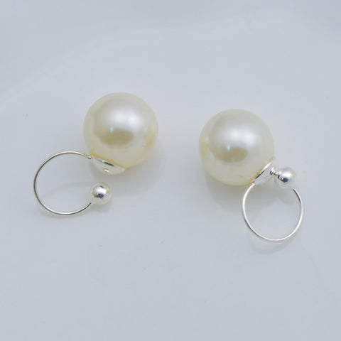 Personality Minimalist Elegant Versatile Ring Fashion Pearl Earrings For Women
