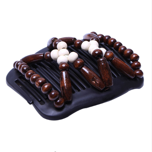 Vintage Elastic Hairpin Stretch Hair Comb Hot Sales Beaded Hair Magic Comb Clip Beads Pin Ladies Hair Accessories