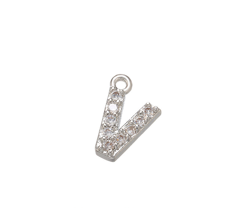 Diy Handmade Diamond Letter Small Pendant