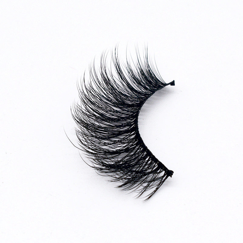 Hand-made thick and long natural false eyelashes