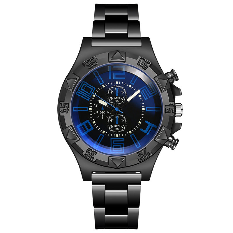 Watch Blue Light Steel Belt Luminous