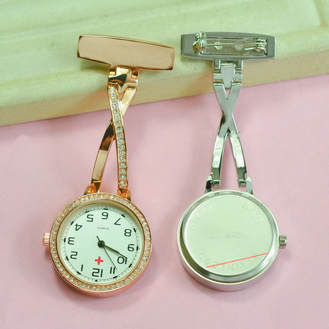 Movement Diamond Nurse's Watch Hanging Retro