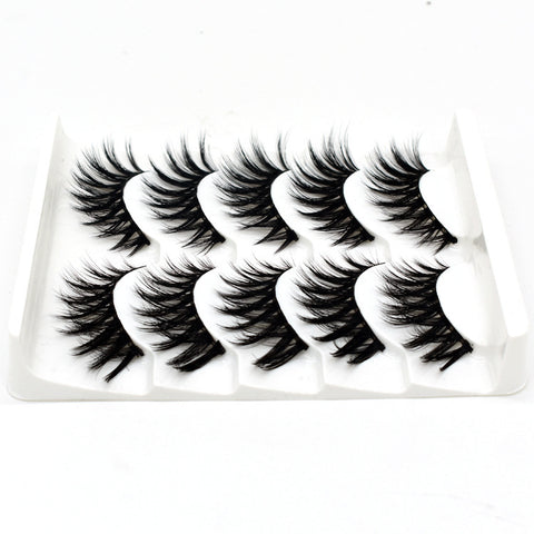 Cross Nude Makeup Eyelashes Mixed Set