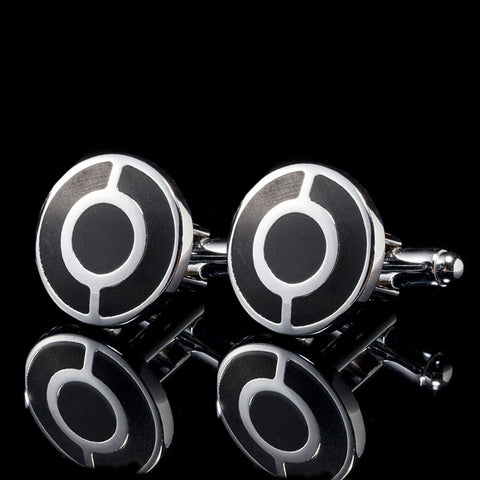 Square Men's Cufflinks Spot Simple French Cuff Buttons