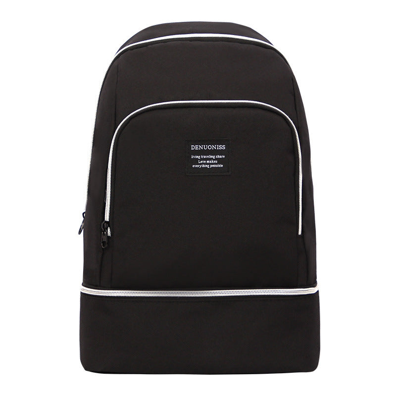Men's Chest Bag Korean Wear-resistant Dry And Wet Separation Shoulder Bag Outdoor Sports Messenger Bag