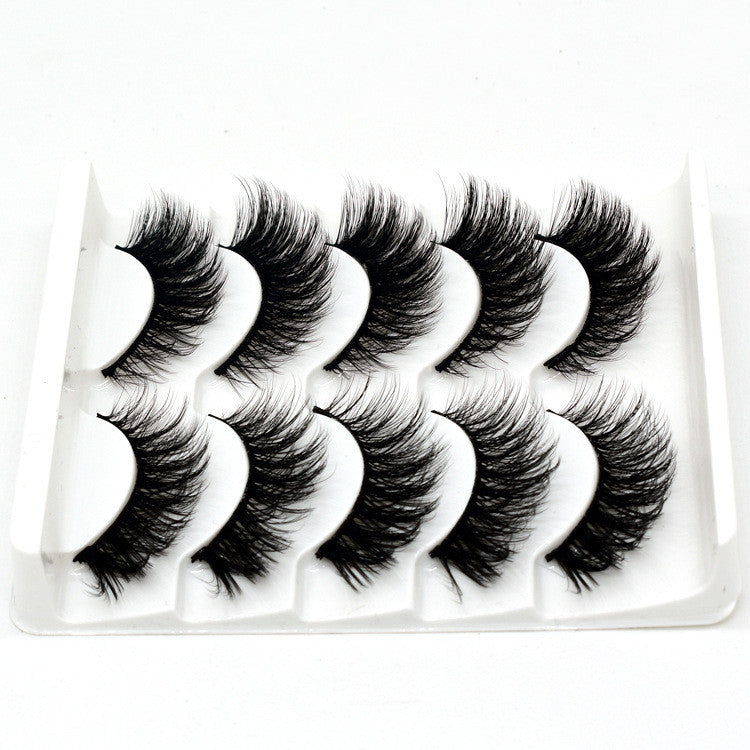 Cross Nude Makeup Eyelashes Mixed Set