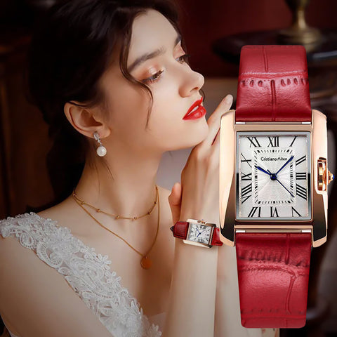 Rose Red Personalized Quartz Watch Women's Watch